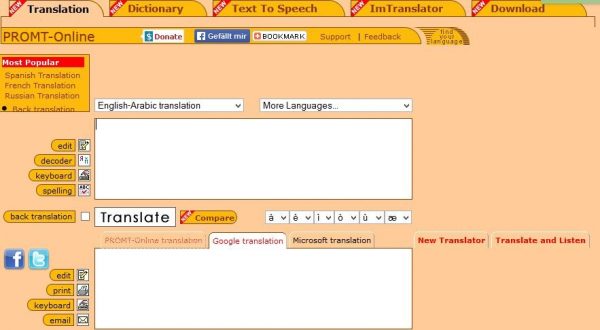 Free Online Translation