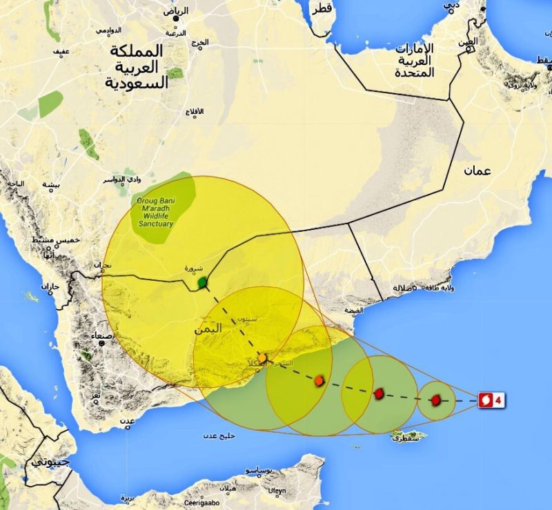 إعصار شابالا المدمر