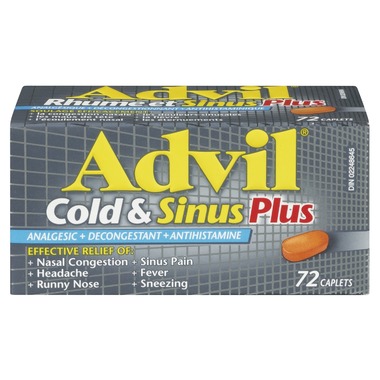 أدفيل للرشح و الجيوب ADVIL COLD & SINUS