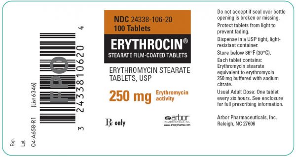 اقراص ايرثروسين Erythromycin